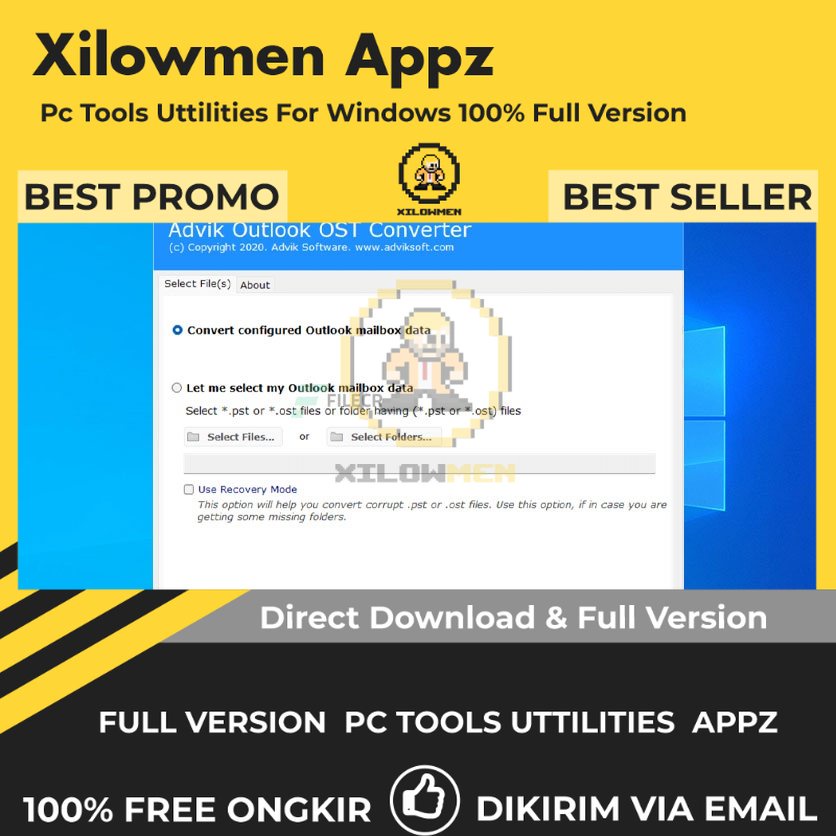 [Full Version] Advik Outlook OST Converter Pro PC Tools Software Utilities Lifetime Win OS