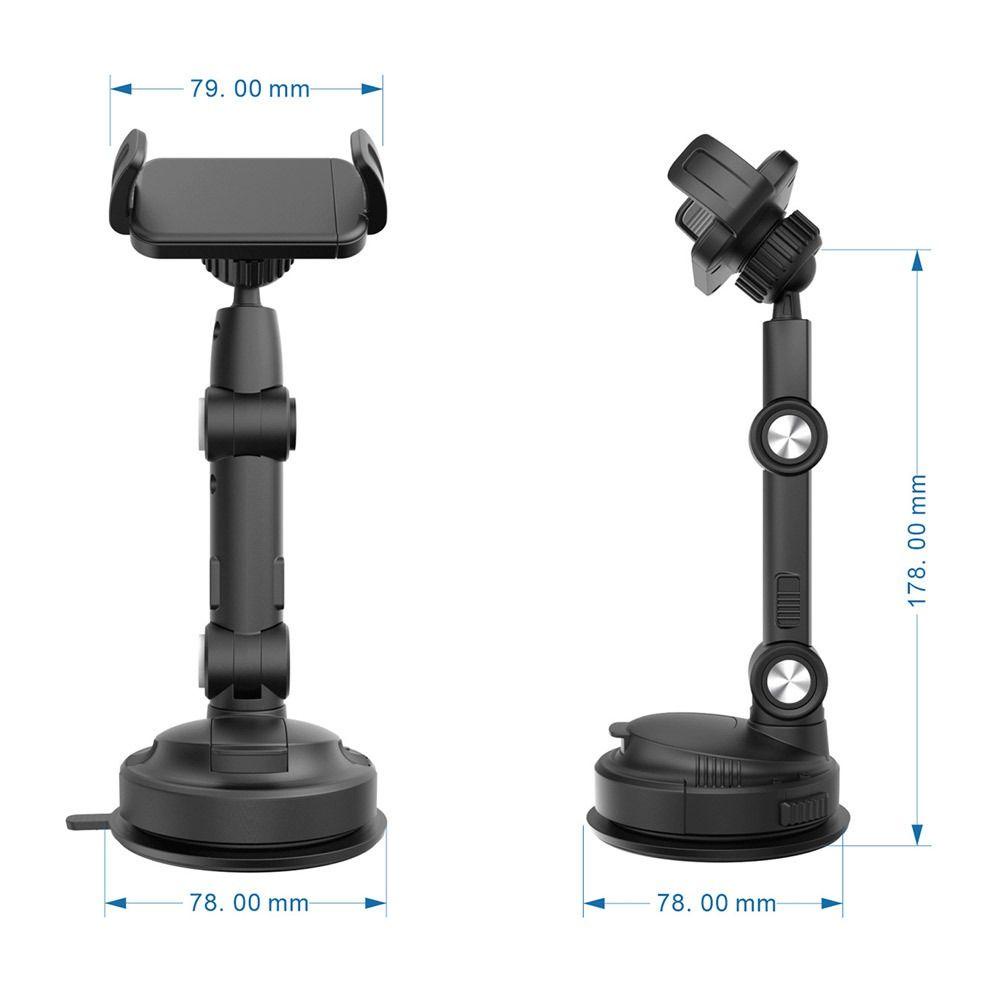 POPULAR Car Phone Holder Universal 360derajat Lengan Panjang Mekanik Auto Phone Support Phone Holder Dalam Penyangga Hp Mobil