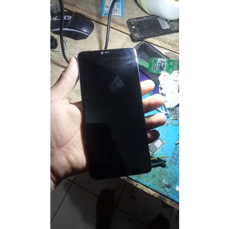lcd Oppo F7 original copot + frame