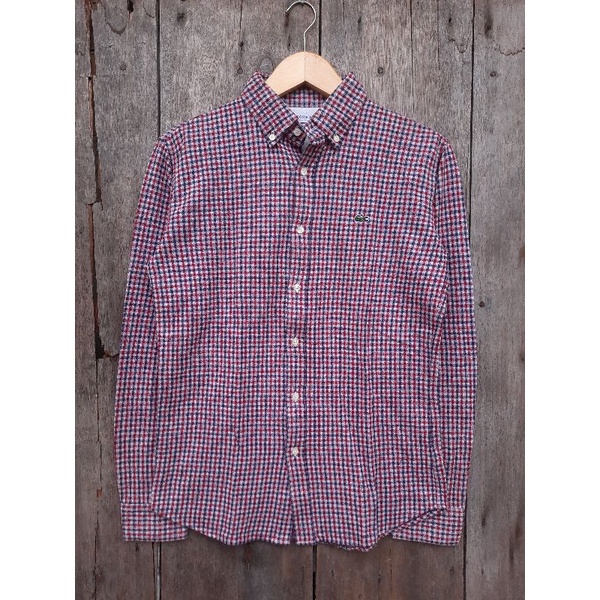 kemeja flanel lacoste size S second preloved