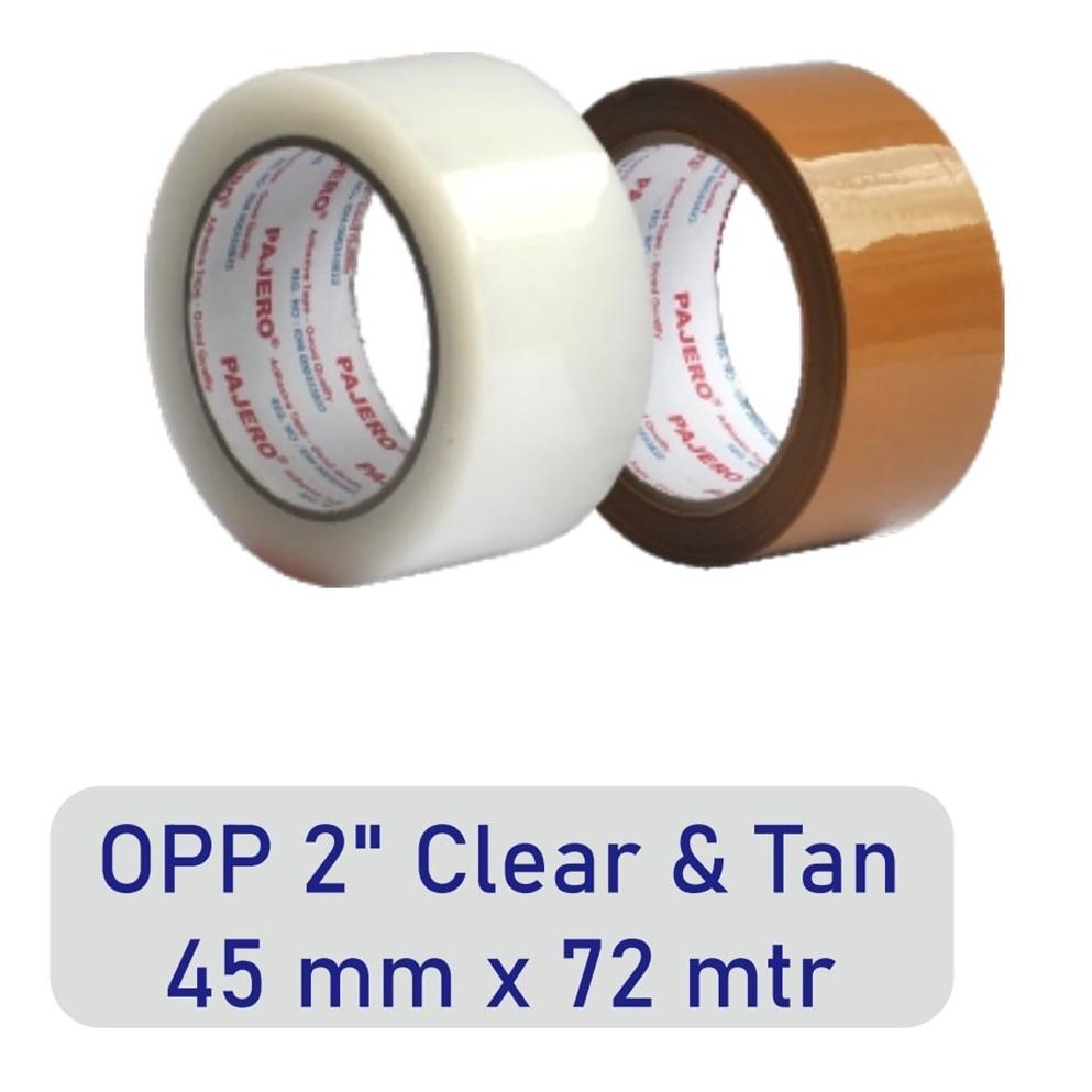 

V85 ISOLASI OPP CLEAR PAJERO 45mmx72 Meter BIG PROMO ぞ