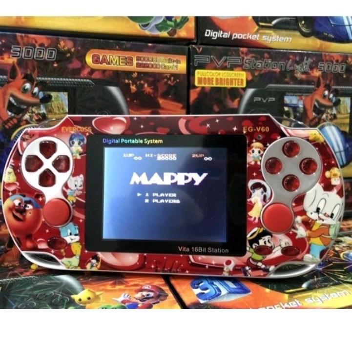 ✷ [UMG] NEW PVP 2  Evercoss  V.260 V60 V55 V255  Gameboy Mainan Anak Gamebot Video Game Pocket Game 