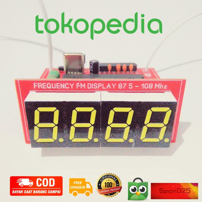 Terlaris Counter Fm Display - Frequency Fm Digital