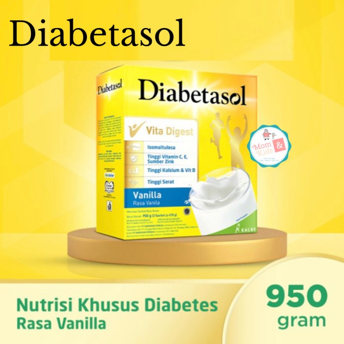 

[ COD ] DIABETASOL Vanila 1000gr