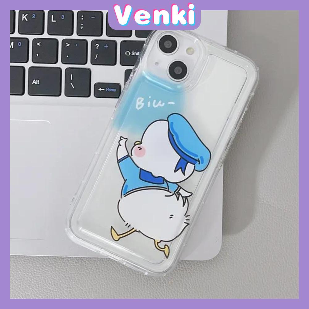 Case iPhone 14 Pro Max Soft TPU Clear Pink Blue Jelly Airbag Case Cute Cartoon Couple Duck Camera Protection Shockproof For iPhone 14 13 12 11 Plus Pro Max 7 Plus X XR