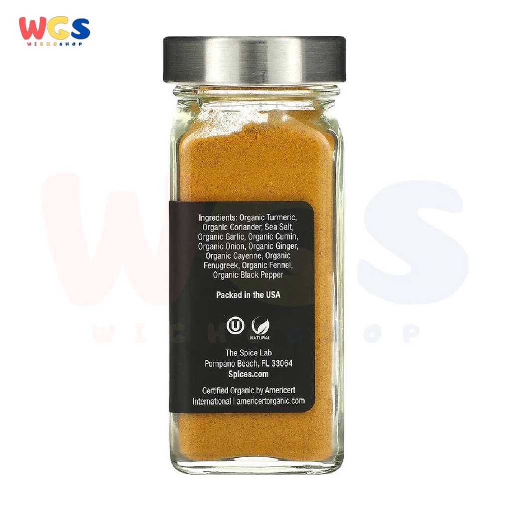 The Spice Lab Organic Indian Curry Powder 2.1oz 59g