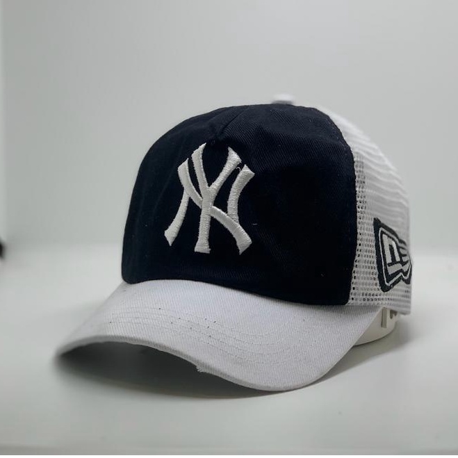 topi jaring bordir ny original import bordir terbaru / topi baseball cewek korea terlaris