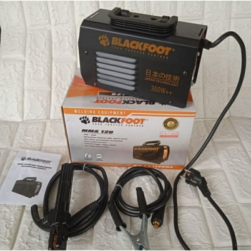 Blackfoot Travo Las MMA 120A - Mesin Las IGBT Teknologi 350Watt