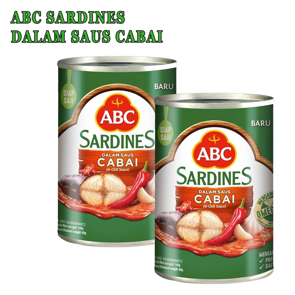 ABC SARDINES DALAM SAUS CABAI 155g