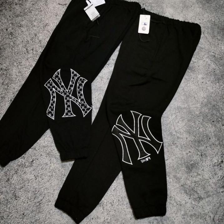 ☏ READY LONG PANTS NY YANKEES LOGO BORDIR / JOGGER PANTS / CELANA PANJANG PREMIUM ◘