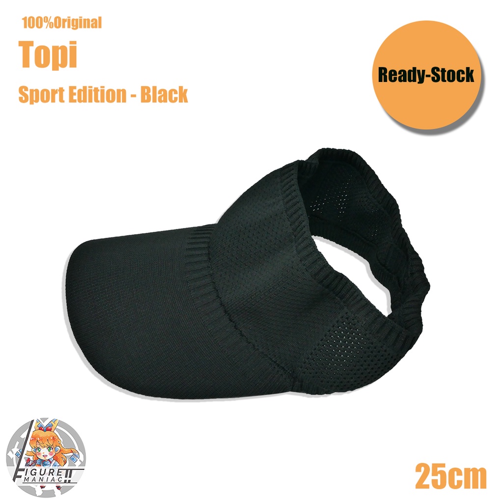 Figure Maniac - Topi Senam Zumba Sepeda Pantai Sport Anti UV Topi Tenis Tennis Golf Kore Wanita Pria Topi Ibu