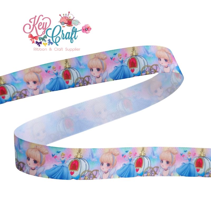 

Pita Grossgrain motif Cinderella size 2,5cm