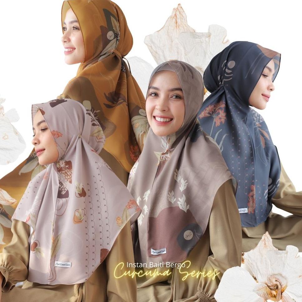 Menarik Hijabwanitacantik - Instan Baiti Curcuma | Hijab Instan | Jilbab Instan