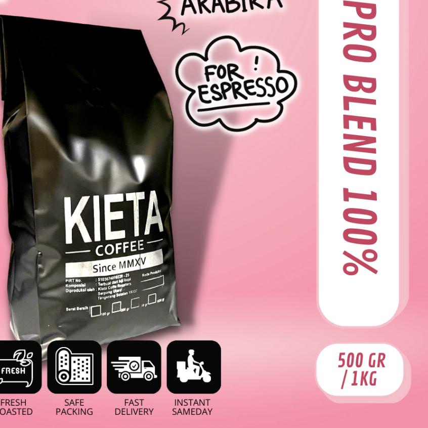 

➧ Biji Kopi 1kg Espresso Blend Arabika 100% ➣