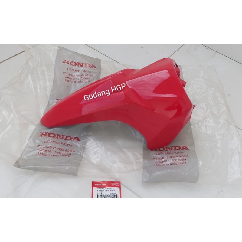 Fender Front Wine Red Spakbor Slebor Depan Honda New Blade K07A 2011-2014 Supra X 125 F1 New 2014 - 
