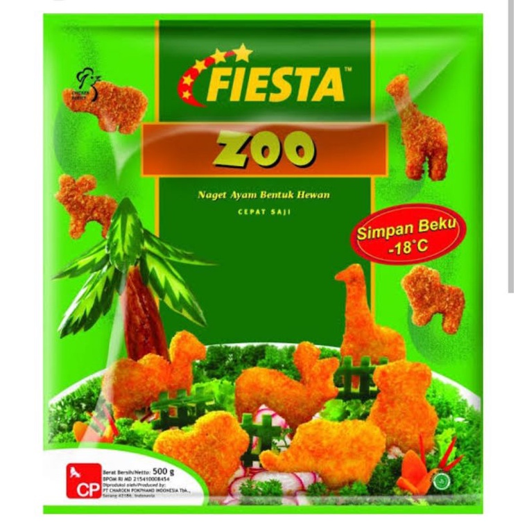 

Fiesta Nugget ZOO | Bentuk Hewan | Premium