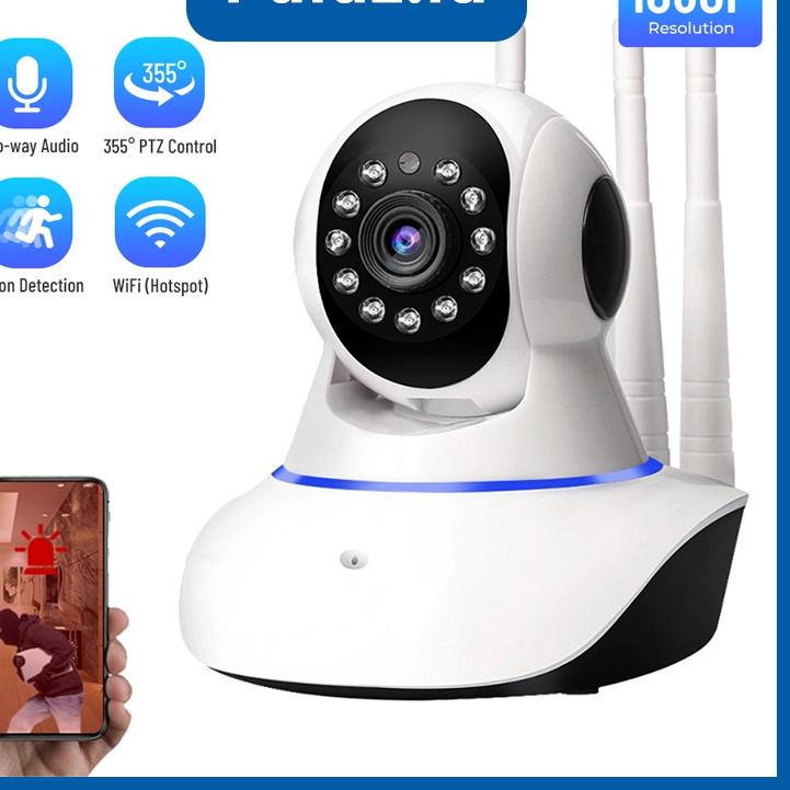 ● Kamera CCTV WIFI V380 3 Antena/Kamera CCTV Wireless V380 5 Antena 1080P HD IP CAMERA ☃