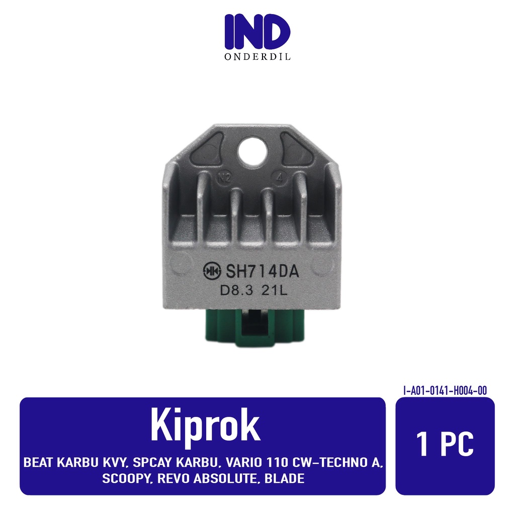 Kiprok Honda KVB Beat Karbu &amp; Spacy Old &amp; Vario 110 CW Tehno A &amp; Scoopy Lama &amp; Revo Absolute &amp; Blade Lama Regulator