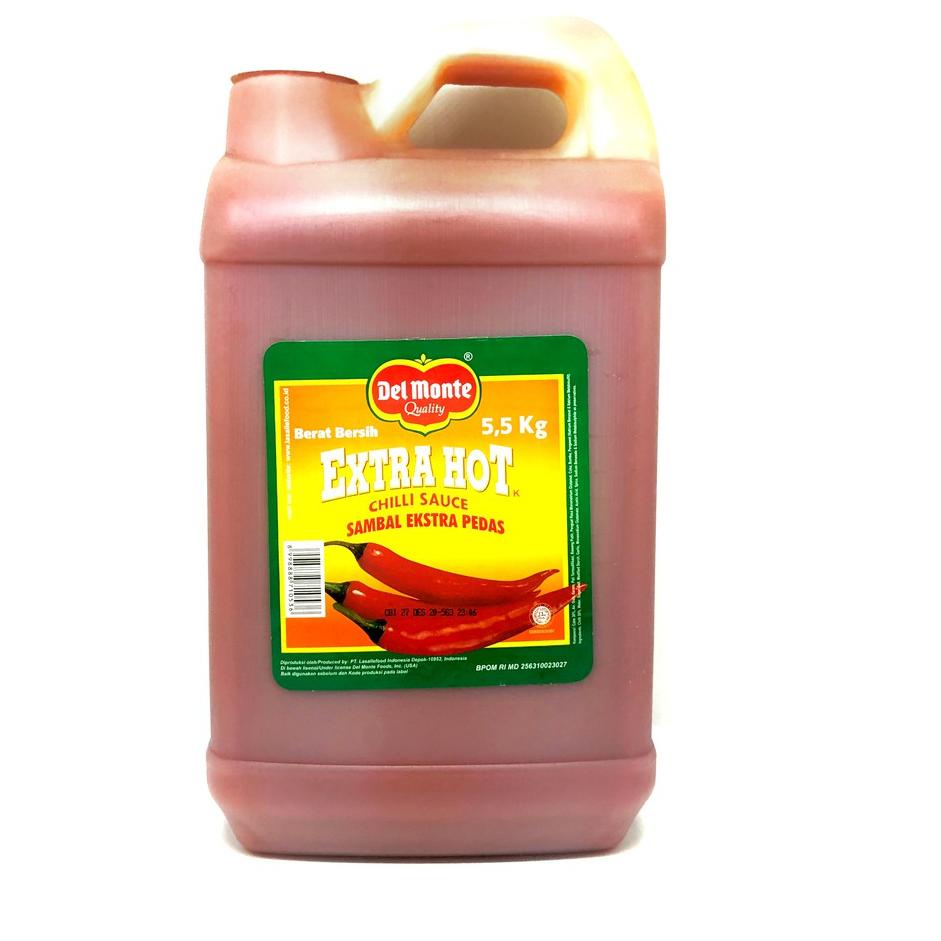 

✽ DELMONTE SAUS SAMBAL GALON EXTRA HOT 5,5KG ❉