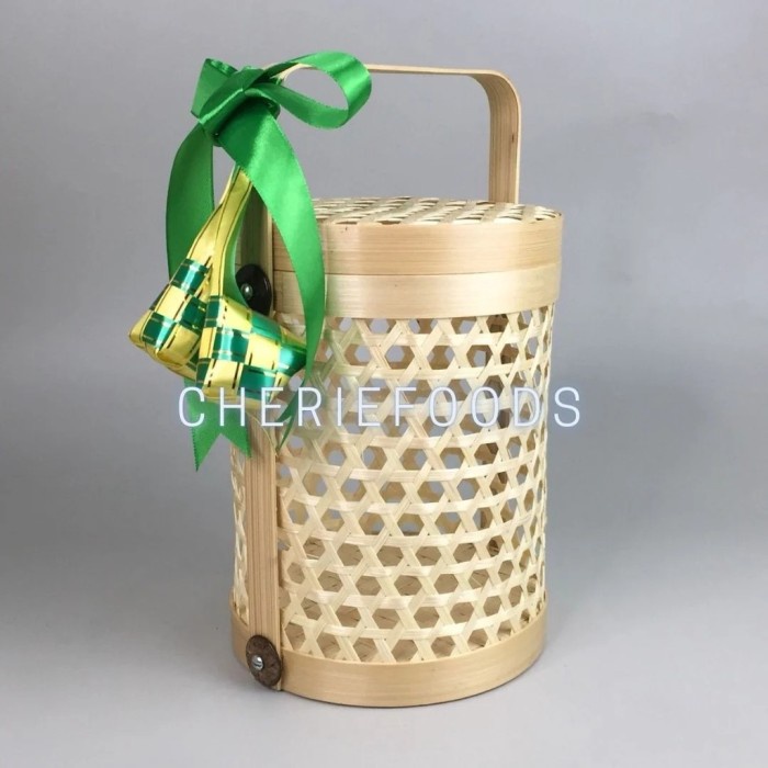 

Keranjang Parcel Kue Kering 2 Toples / Wadah Hampers Kue Lebaran - sSegienam