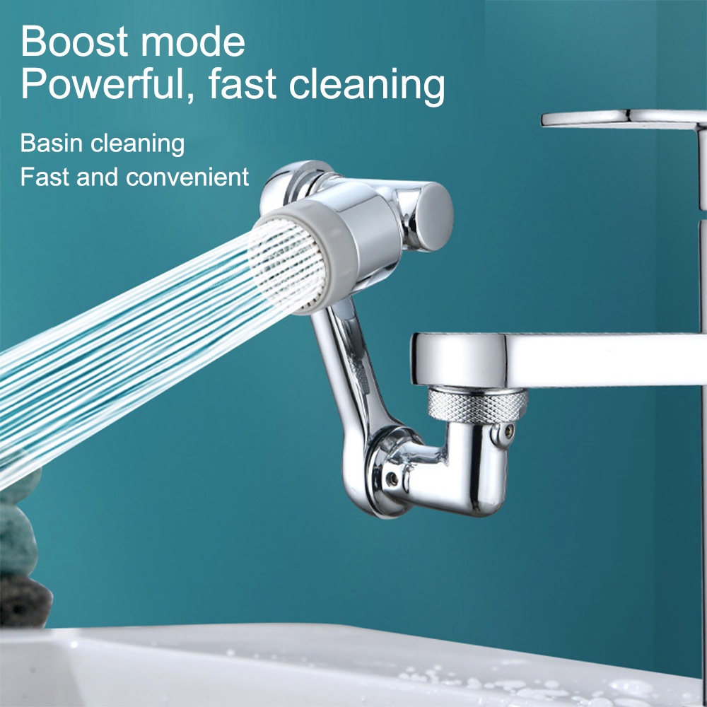 COOFARI New 1pc ABS 1080° Universal Faucet Splash Filter Tap Swivel Spray Head Extension