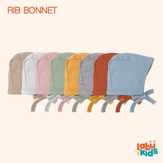 Labu Kids Hat Bonnet - Topi Bayi Topi Anak Bayi Newborn Lucu Aksesoris Kepala Rambut Baby Hood