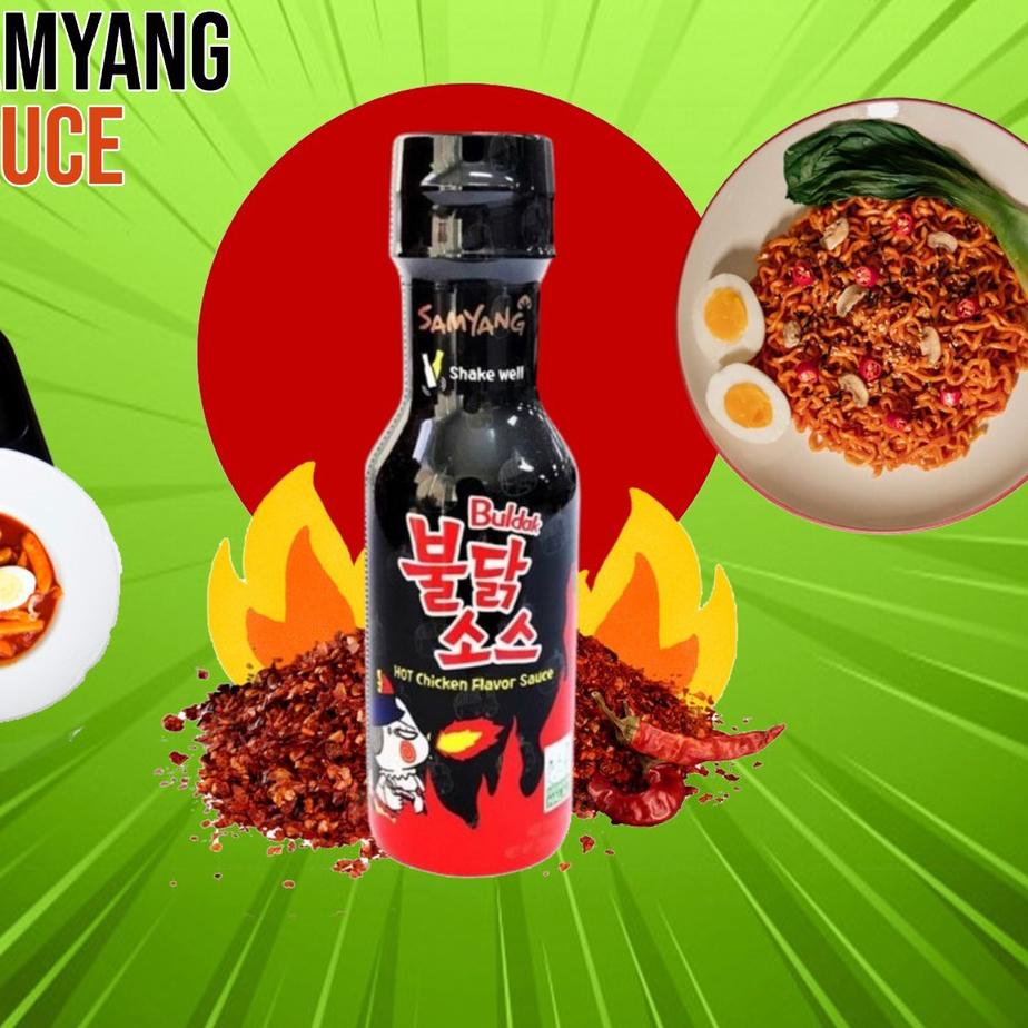 

♣ Saos Sauce Samyang Saus Samyang Logo Halal Hitam Original ♞