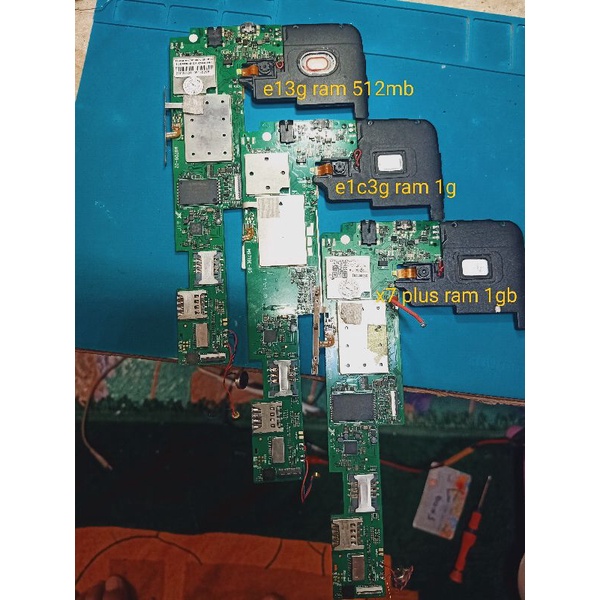 mesin tablet advan e1c3g/x7 plus normal tessted