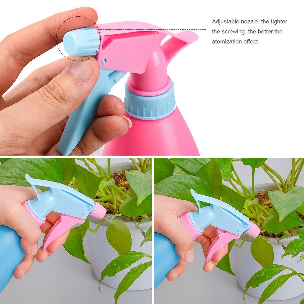 400ml High Quality Hand Pressed Watering Bottles/Botol Semprot Plastik/Flowers Water Spray Bottle Sprayer/Sprinkler Nozzle Botol Berkebun/Semprotan Penyiraman Rumah Tangga Bisa