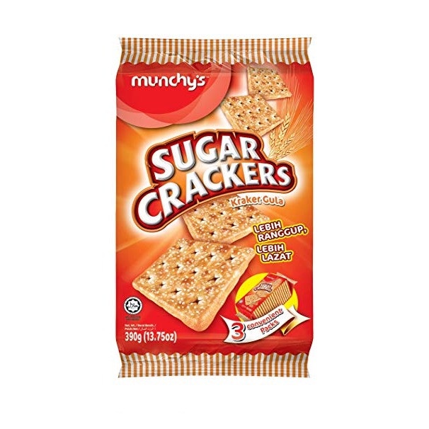 MUNCHYS SUGAR CRACKERS 380GR