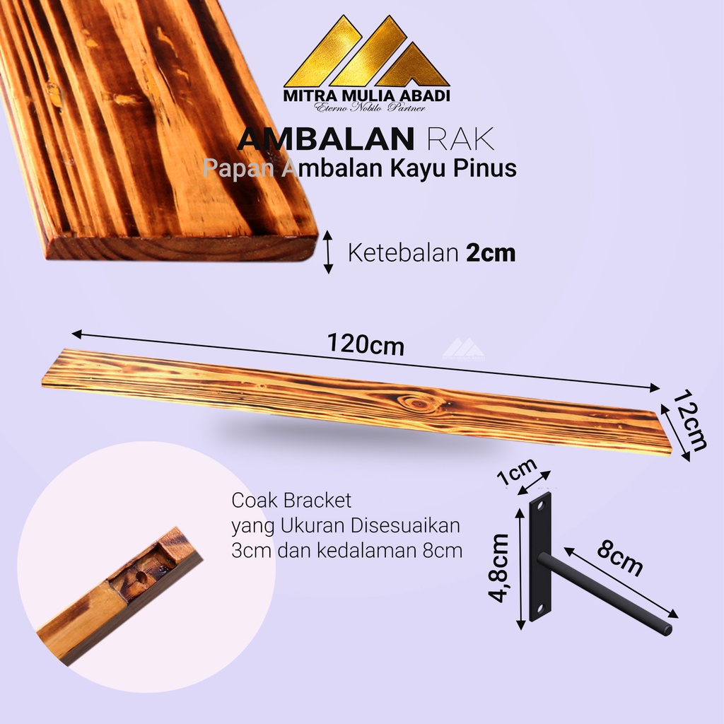 Rak Dinding Melayang Ambalan Minimalis bracket Rak Buku Aksesoris Ruang Tamu