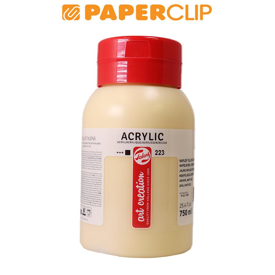 

CAT AKRILIK / ACRYLIC TALENS ART CREATION 750ML 3574223M NAPLES YELLOW DEEP