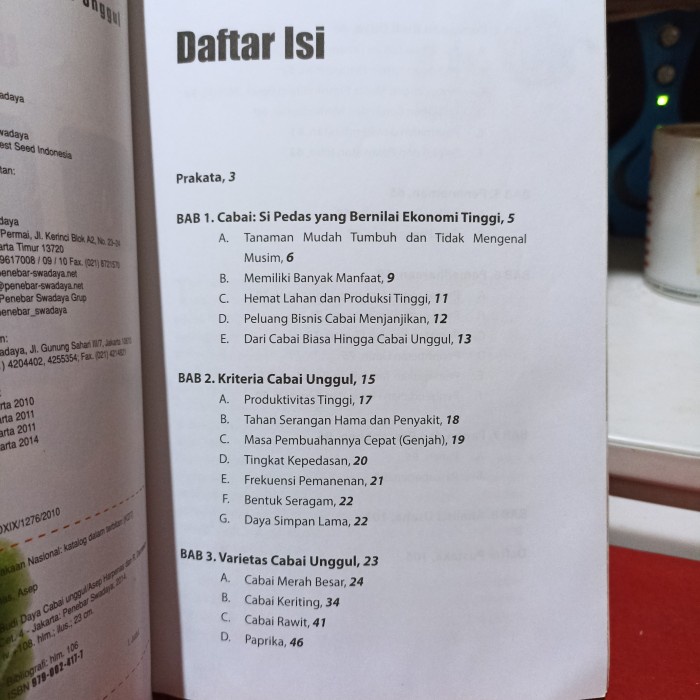 buku pertanian budidaya cabe unggul 107 halaman