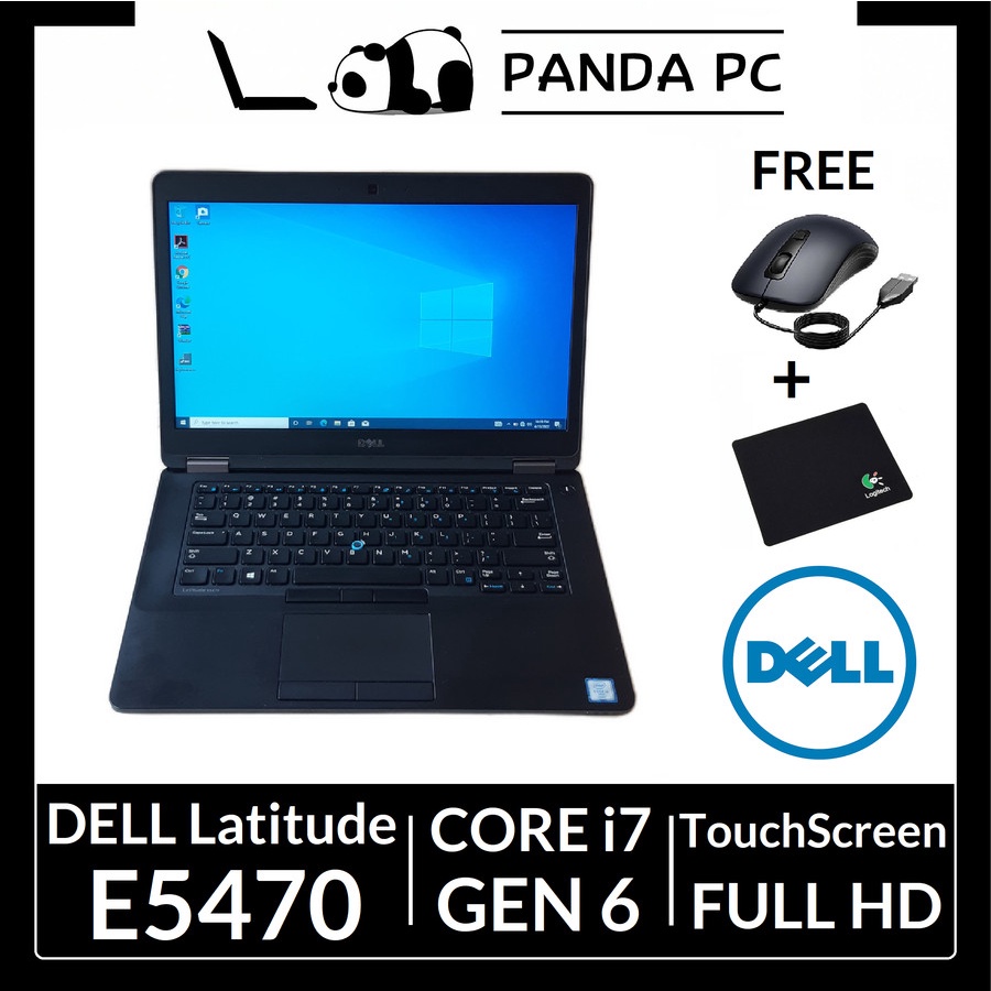 Dell Latitude E5470 Core i7 Gen 6HQ Touchscreen / Full HD Laptop Second