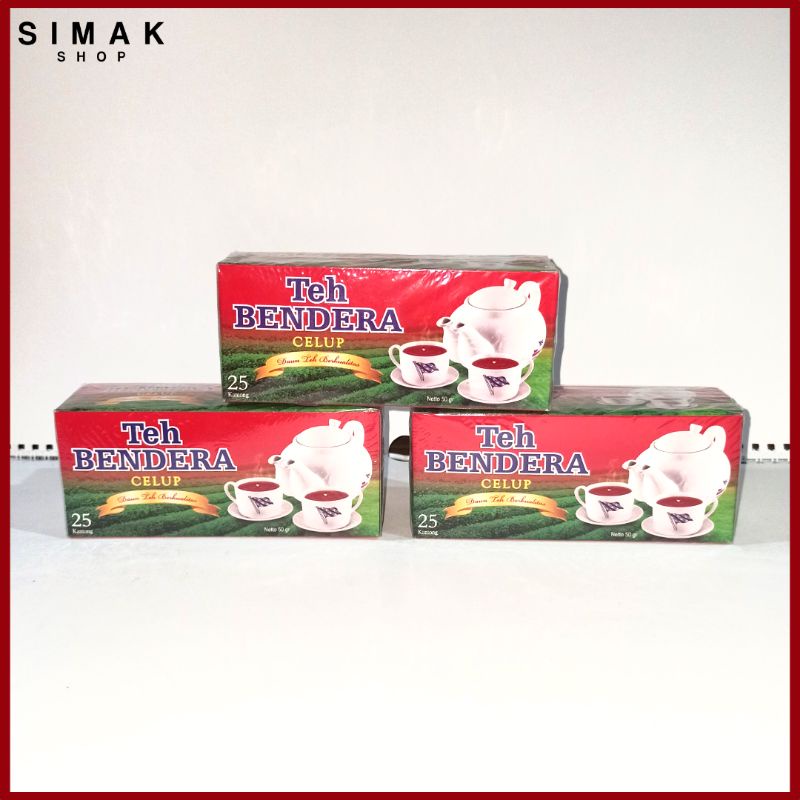 

Teh Bendera Celup Kotak @25kantong | SIMAK SHOP