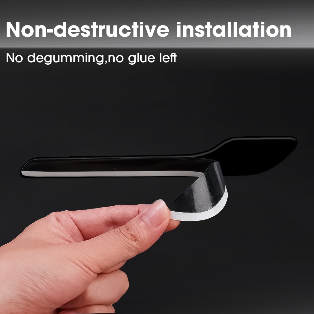 4 Pcs / set Model 3 Y Luminous Door Handle Fluorescent Door Handle Sticker External Accessories Night Light Door Handle Protector Luminous Car Sticker