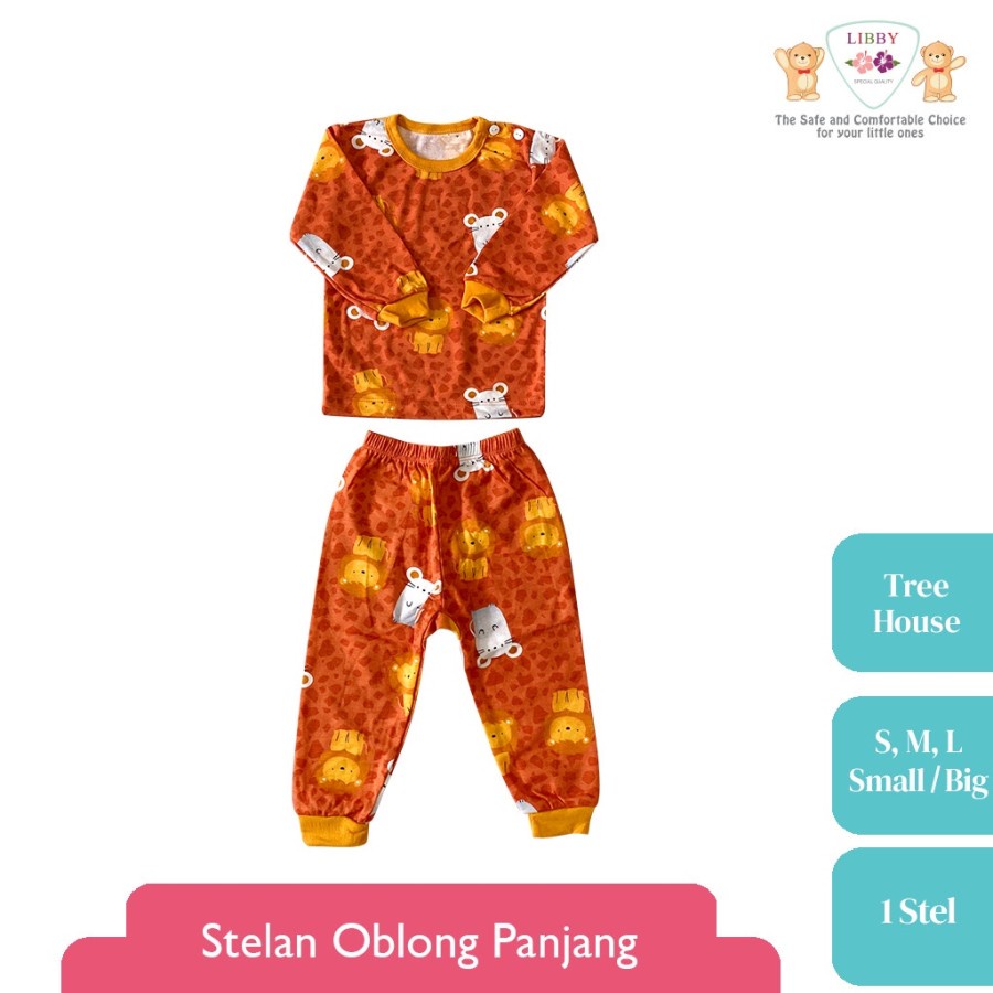 LIBBY Stelan Oblong Panjang + Panjang Motif Tree House