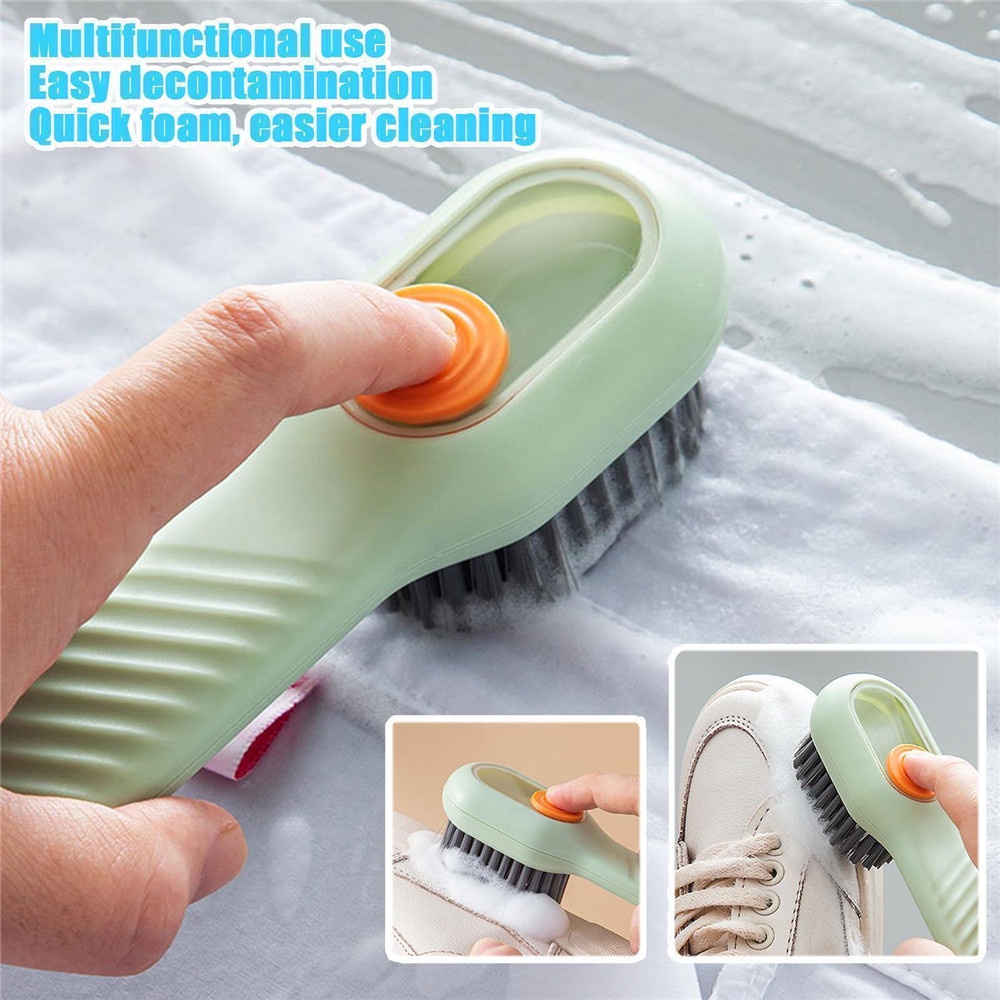 1pcs Sikat Cuci Sepatu Rumah Tangga Bulu Lembut Laundry Brush Collar Cleaning