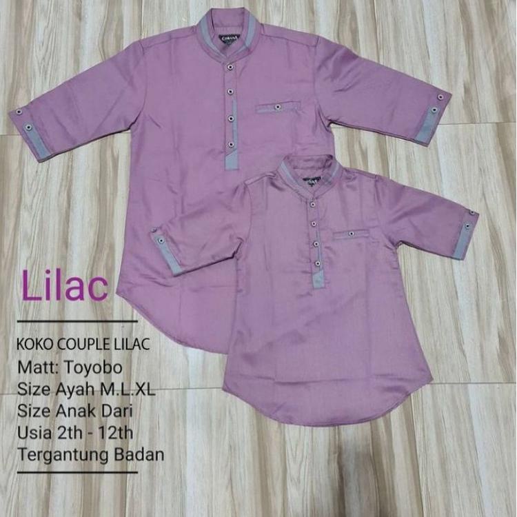 TERPERCAYA Koko Qu Pria Couple Lilac / Koko Couple Lilac