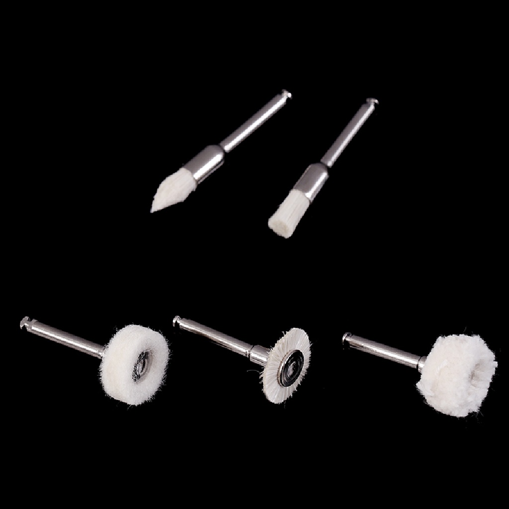 Beyen Roda Poles Wool Cotton Polishing Brushes Polishers Untuk Rotary Tools ID