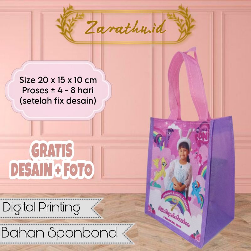 

(Zarathu.id) Tas Custom untuk acara Ultah/Aqiqah/Khitan/Wedding/DLL