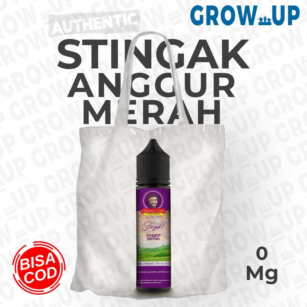 READY Tote Bag pria model STAM ukuran sedang warna ungu 60ml