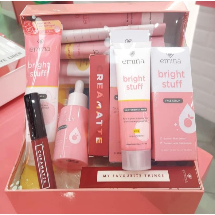 

parcel lebaran / ulang tahun EMINA COSMETICS + GREETING CARD