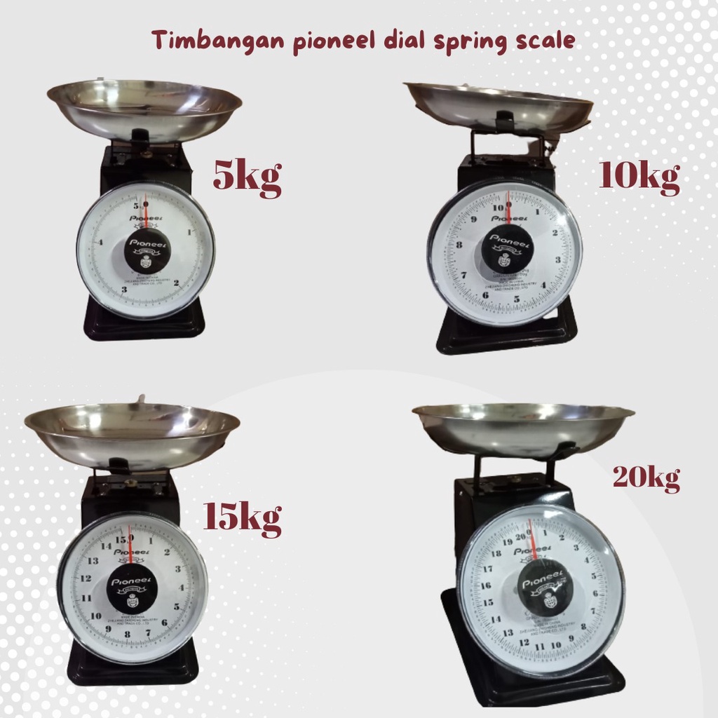 PROMO DADAKAN !!! Crown Timbangan Jarum Timbangan Buah Timbangan Laundry Timbangan Duduk Timbangan Sayur 5kg 10kg 15kg 20kg