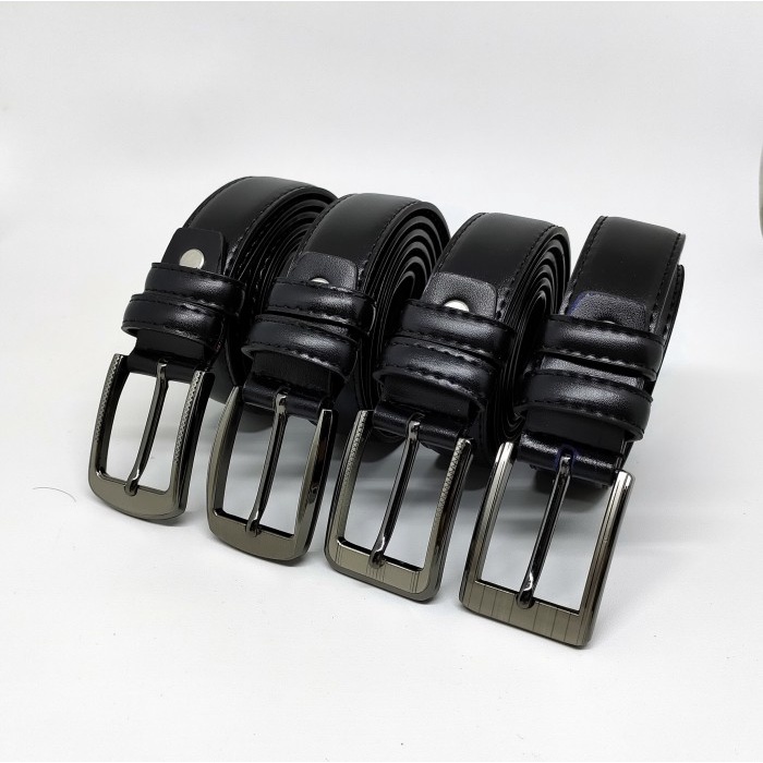 Sabuk Ikat Pinggang Gesper Anak Sekolah Polos Lebar 3cm Model Tusuk - Random