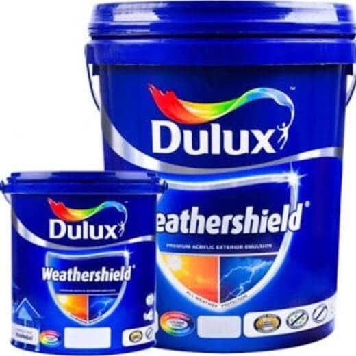 DULUX WEATHERSHIELD BRILLIANT WHITE 20 LITER