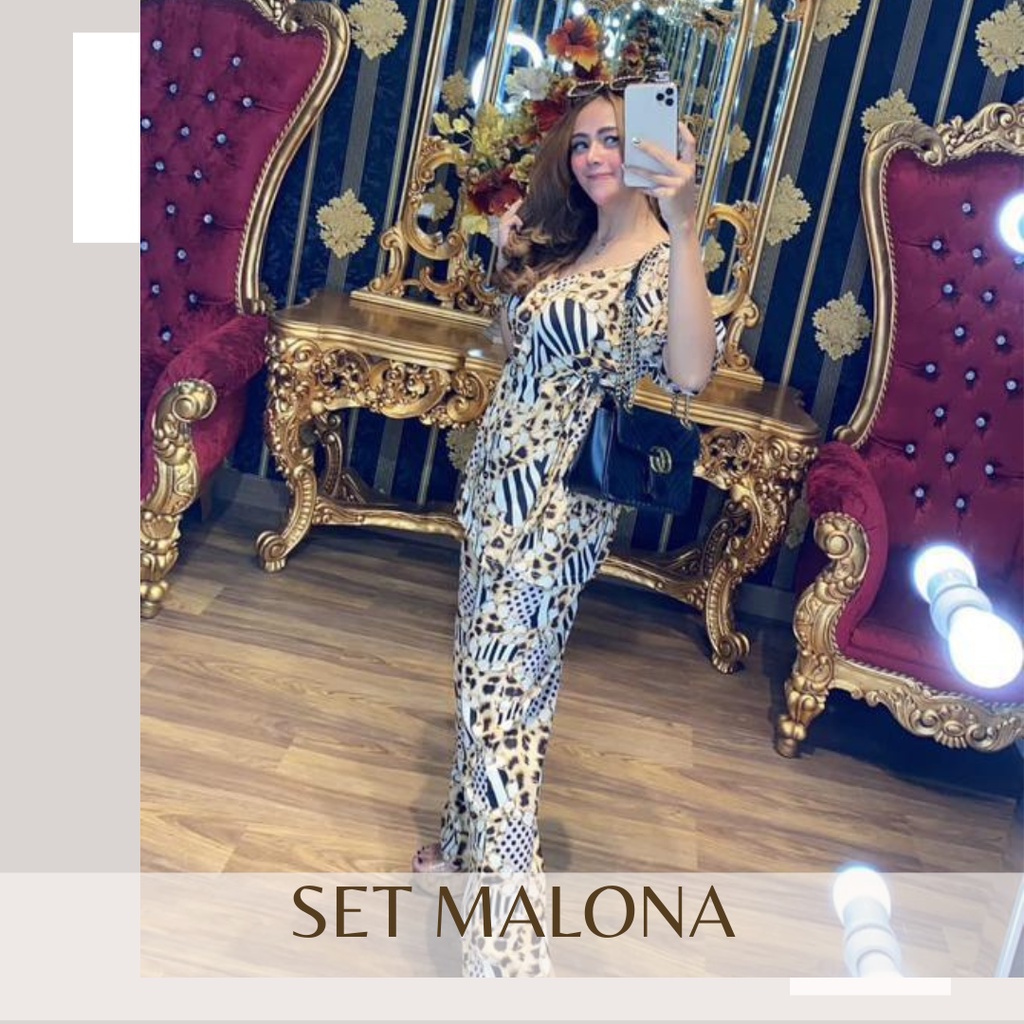 dstcollectionbali | Fashion Wanita Baju Setelan Stelan One Set Oneset Celina Panjang Malona by RGB O
