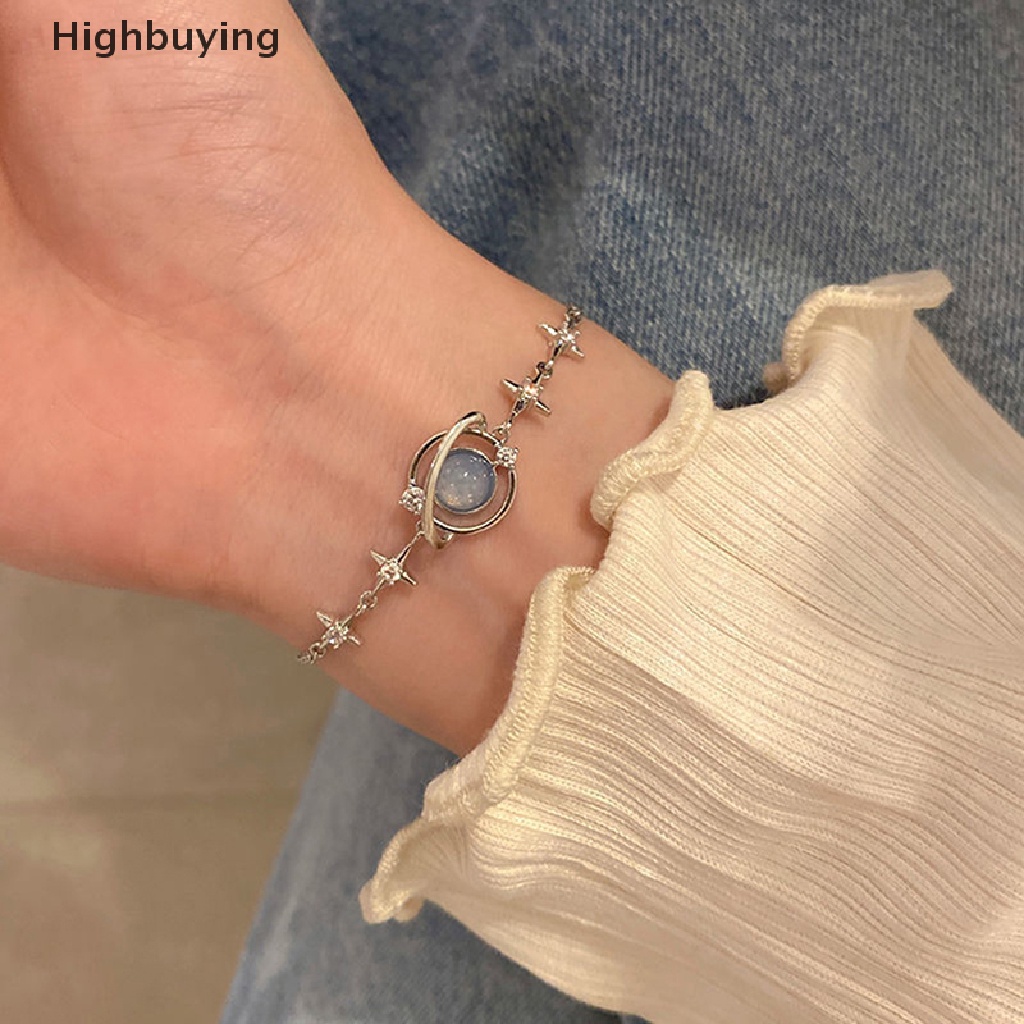 Hbid Ladies Fashion Elegan Opal Space Gelang Indah Lucu Zirkon Starlight Gelang Gelang Pesta Perhiasan Hadiah Untuk Wanita Girs Glory