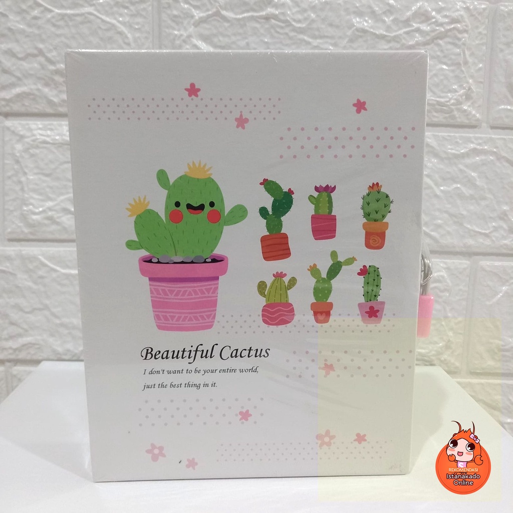 

Buku Diary Kunci Gembok Karakter Kaktus PS006693