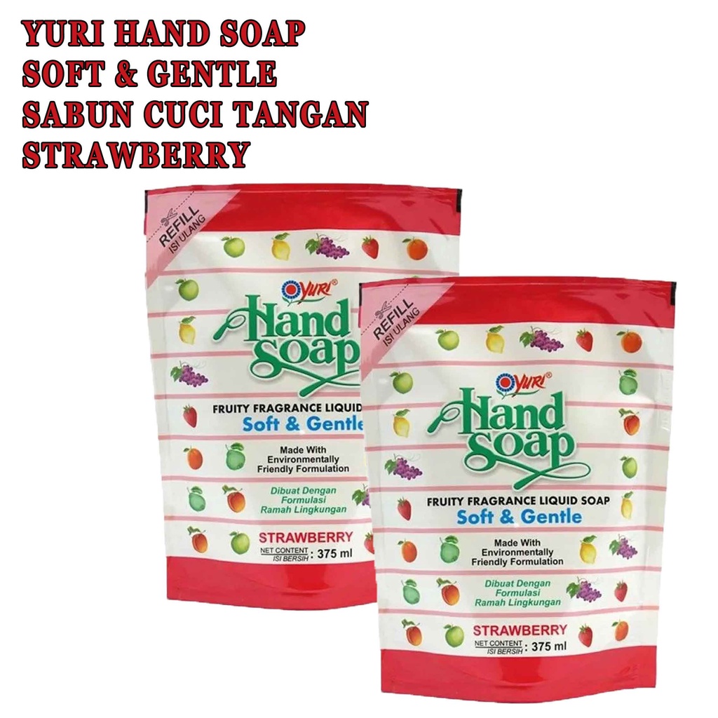 SABUN CUCI TANGAN* HANDSOAP YURI 375ML FRUITY
